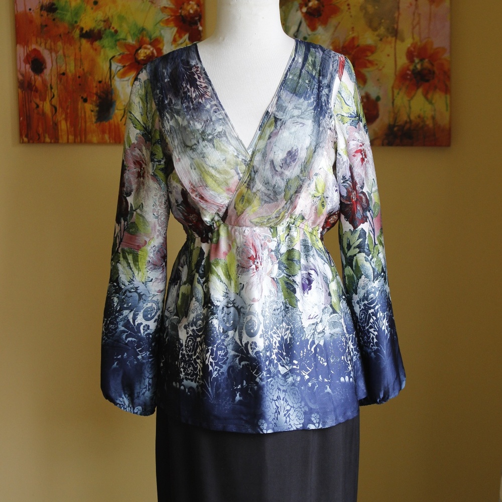 women's silk top